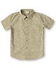 JusCubs Cotton Woven Half Sleeves Abstract Printed Shirt - Beige