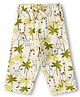 JusCubs Cotton Knit Giraffe & Zebras Printed Pajamas - White