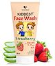 HealthBest Kids Strawberry Face Wash with Organic Strawberry Tear-Free, Paraben-Free, SLS-Free - 100ml