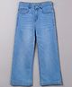 PURPLE UNITED KIDS Denim Woven Solid Jeans - Mid Blue