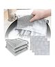 ARCADE TOYS 10PCS Non Scratch Dish wash Cloths for Kitchen Double Layer Scrubber Dish Cloth for Utensils | Reusable Mesh Wire Cloth for Kitchen | Metal Wire Cleaning Cloth - Pack of 1 - Color May Vary