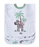 Snugtime 3 Pack Popover Baby Bibs|Printed & Applique Embroidery|Soft Rib Neck|Cotton Blends|Ultra Soft & Super Absorbent|For Drooling, Teething & Feeding|For Unisex 6-36 Months-Zebra