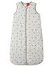 Snugtime Sleeveless Padded Baby Sleeping Bag-Grey|Baby Sleep Sack|Soft Fabric|All-over Printed|TOG Rating of 2.5|For Unisex of age 6-12 Months