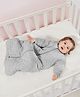 Snugtime Quilted Marle Padded Baby Sleeping Bag-Grey|Baby Sleep Sack|Quilted|Soft Fabric|TOG Rating 3.0|For Unisex-Small-Newborn to 12 months