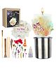 Asian Hobby Crafts Blooming Candle Making Kit for Adults & Beginners | Complete DIY Set to Craft Aromatic, Scented Floral Pillar Candles | Fun Project, Relaxation & Unique Home Decor Gift