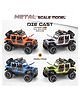 Lumo Brilliant Toys Jeep Wrangler Rubicon Alloy Pickup 1:24 Scale Model Car Toy, Exclusive Die-cast Model Pull-back Car Toys With Lights & Sound Best Gifts Toys For Kids  (Pack of 1  Color May Vary)