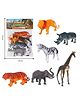Lumo Brilliant Toys Jungle Animal Toy Set For Kids | Includes Jungle Animal Playsets | Ideal for Birthday and Return Gifts | Educational Toyset for Kids - Multicolor