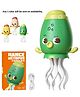 Azhari Octopus Dancing Squid Electric Auto-Avoid Crawling Octopus with Led & Music,USB Rechargeable for kids Pack of 1 Color May Vary