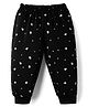 Tango Looper Knit Full Length Lounge Pant With Ice Cream Print - Black