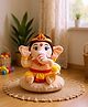 Aurbo Baby Lord Ganesha Mantra Chanting Musical Soft Plush Toy for Kids Small - Height 25 cm