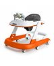 StarAndDaisy Baby Walker for 6-24 Months, Activity Walker for Kids & Toddlers with Foldable. Musical Toy Tray & Adjustable Height & Speed, Comfortable Seat -Orange