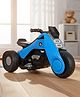 StarAndDaisy Electric Ride-On Bike for Kids, Toddlers & Baby ,3 Wheel Rechargeable 6V Motorcycle with Music, LED Lights, USB, Foot Acceleration & Comfortable Seat - Blue