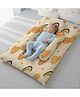 StarAndDaisy Cotton Baby Bedding Set for Newborns Infants & Toddler - Cushioned Mattress Sheet with 2 Side Pillows & 1 Head Pillow, Soft & Breathable for Infant Sleep -Rainbow Print