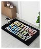 Athom Living Marvel Beyond Earth's Mightiest Multicour text printed Kids Nylon Doormat, with Latex Backing, Anti-Skid Doormat, 37 x 57 cm, Pack of 1