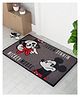 Athom Living Disney Mickey Mouse Multiple colored  Kids Premium Nylon Doormat, With Latex Backing, Anti-Skid Doormat, 37 x 57 cm, Pack of 1