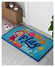 Athom Living Masha and The Bear Come Play Woth me Themed  Multi colored  Kids Premium Nylon Doormat, With Latex Backing, Anti-Skid Doormat, 37 x 57 cm, Pack of 1