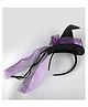 Tipy Tipy Tap Halloween Theme  Witch Applique Detailed  Hairband - Black & Purple