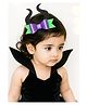 Tipy Tipy Tap Halloween Theme Bow & Horns Applique Detailed Hair Clip - Multi Colour