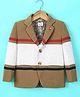 Noddy Full Sleeves Colour Blocked Blazer - Khaki