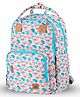 JustBags Multifunctional Diaper Bag Backpack, 16.5 inches height - Flamingo White