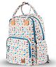 JustBags Multifunctional Diaper Bag Backpack, 16.5 inches height - Joyride White