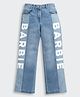 Barbie by Tiny Girl Denim Brand Name Printed Jeans - Light Blue