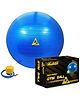 De Jure Fitness Anti-Burst Gym Ball for Kids Play, Yoga, Pregnancy & Exercise  55 CM, Blue
