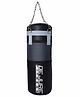 De Jure Fitness Kids Punching Bag with Hanging Chain Safe PU Material 2.5 Feet Black Grey