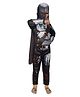 Little Surprise Box Blended Halloween Theme Full Sleeves Gladiator Costume Set - Grey