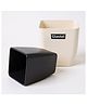 Glastel Flower Planter Pot Best for Terrace/Balcony/Home/Office Decor square - Set of 2