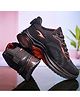 asian Mesh Detailed Yodha 08 Lace Up Shoes - Black & Red