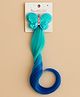 KNITROOT Butterfly Applique Detailed Hair Extension Alligator Clip - Blue