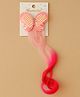 KNITROOT Butterfly Applique Detailed Hair Extension Alligator Clip - Pink