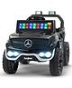 BAYBEE Bentro Battery Operated Jeep for Kids with RGB Windshield Light, USB Bluetooth & Music | Baby Big Ride on Battery Car | Electric Jeep Car for Kids to Drive for 2 to 6 Years Boys Girls (Black)