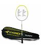 KONEX Lightweight Aluminium Badminton Racquet for Beginners & Intermediates | Durable Frame with Full Cover Bag - Yellow (Pack of 1)