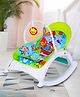 Baby Moo Newborn To Toddler Portable Bouncer With Hanging Toys Green