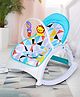 Baby Moo Newborn To Toddler Portable Bouncer With Hanging Toys Abstract Blue