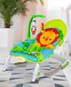 Baby Moo Newborn To Toddler Portable Rocker With Hanging Toys Lion Green
