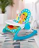 Baby Moo 2 In 1 Rocker Cum Feeding Chair 20 Kg Polka Dot Blue