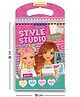 Style Studio Fashion Sketch Activity Book 1 for Girls for Age 4 to 8 years |Design Kit with Sticker Sheets, Stencil Sheets, Dressing Paper & Sketch Pages |Fun DIY Activity Book for Girls |48 Pages