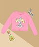 Pantaloons Junior Cotton Knit Warner Brothers Featuring Full Sleeves Bugs Bunny  Printed Tee - Pink
