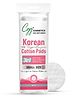 CGG Cosmetics Korean Makeup Remover Cotton pads Hypoallergenic 100% Small size (pack of 1) - 80qty