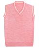 Elefantino Knit Sleeveless Solid Vest - Pink