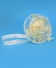 Aye Candy Floral Applique Detailed Sequins Embellished Headband - Cream