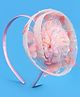 Aye Candy Floral Applique Detailed Sequins Embellished Hair Band  - Peach