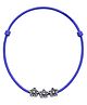 Darshraj Jewels 925 Sterling Silver Flower Beads Thread Handmade Anklet - Purple