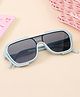 Neska Moda Cool Text Designed UV Protected Sunglasses - Light Grey