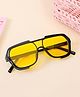 Neska Moda Geometric UV Protection Sunglasses  - Black