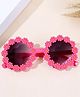 Neska Moda Floral Designed Polarised Sunglasses - Pink