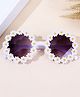 Neska Moda Floral Designed Polarised Sunglasses - White